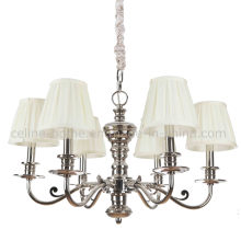 Wrought Chandelier with Fabric Shade (SL2085-6)